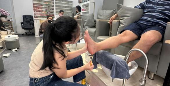 trải nghiệm dịch vụ tại Fantasy nail